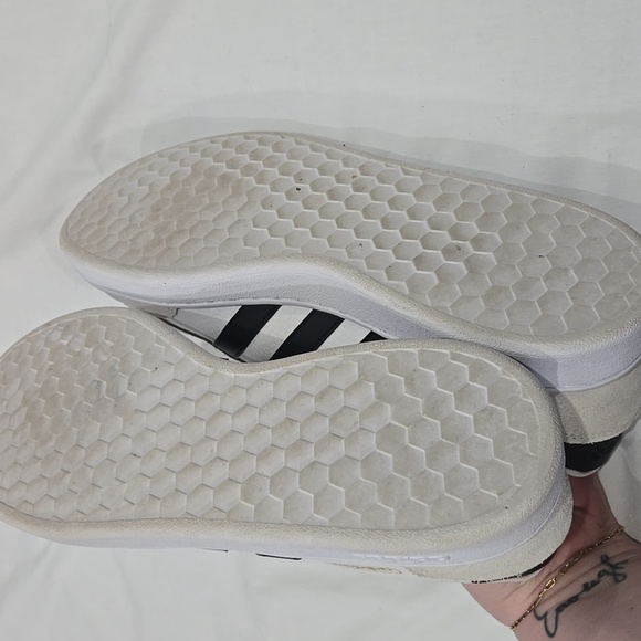 Adidas Grand Court Mens 12 White And Black - Picture 5 of 10